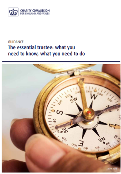 Front page of the Essential Trustee guide