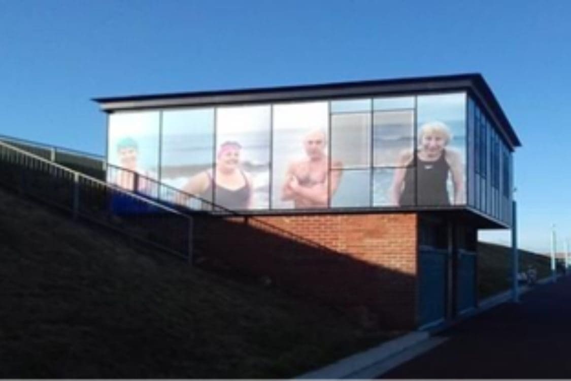 External view of the panama swim club in whitley bay.
